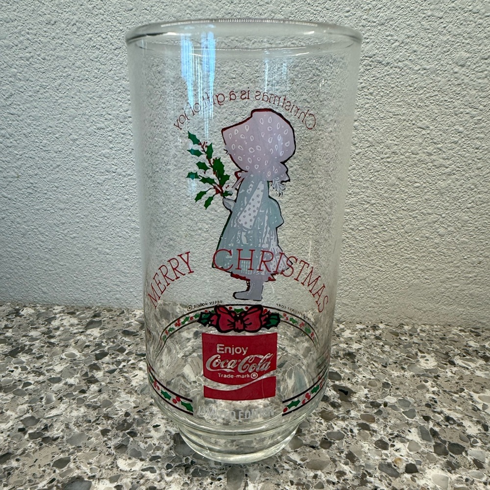 Holly Hobbie and Robby Coke Christmas Glasses - Picture 7 of 9